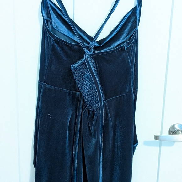 Blue Velvet Dress - Picture 5 of 5